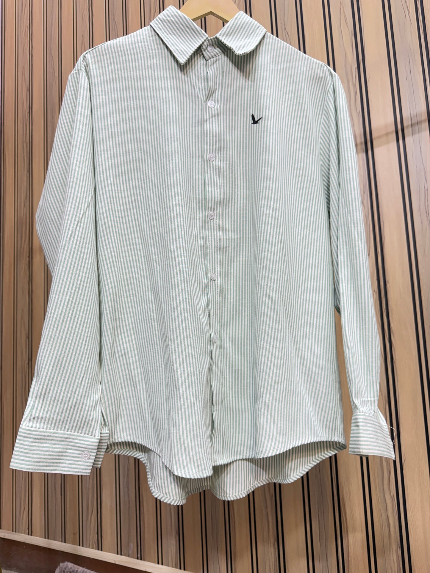 Thin Lining Cotton Linen Shirt for Women