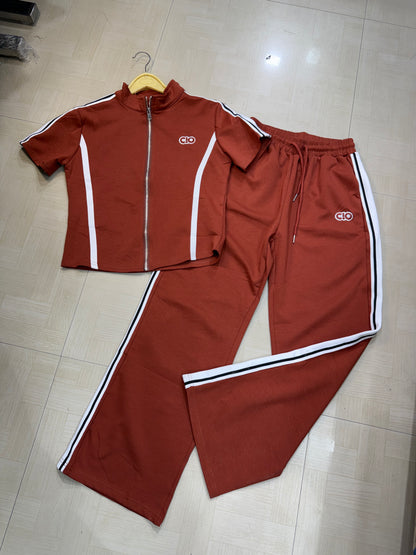 Zipper Relaxed Fit Co-ord Set