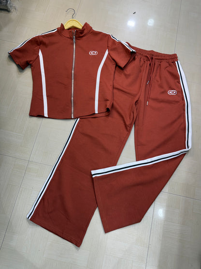 Zipper Relaxed Fit Co-ord Set