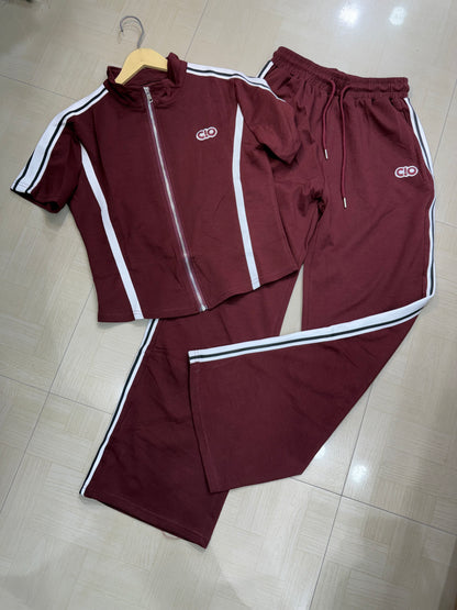 Zipper Relaxed Fit Co-ord Set