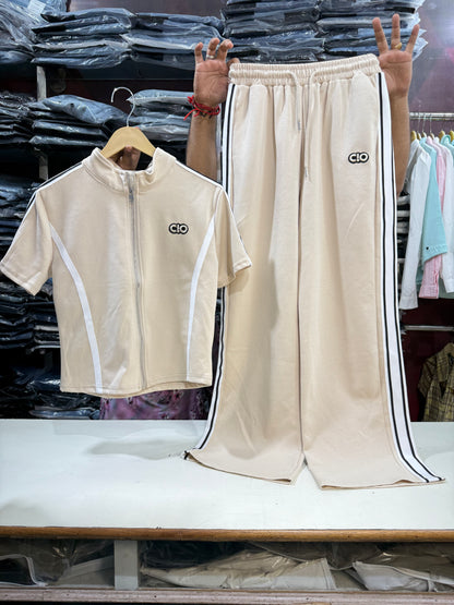 Zipper Relaxed Fit Co-ord Set