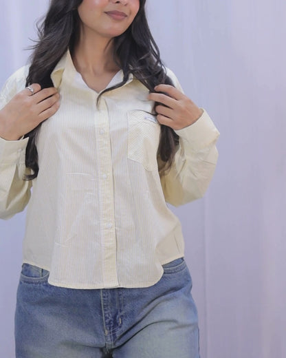 Korean Lining Cotton Shirt