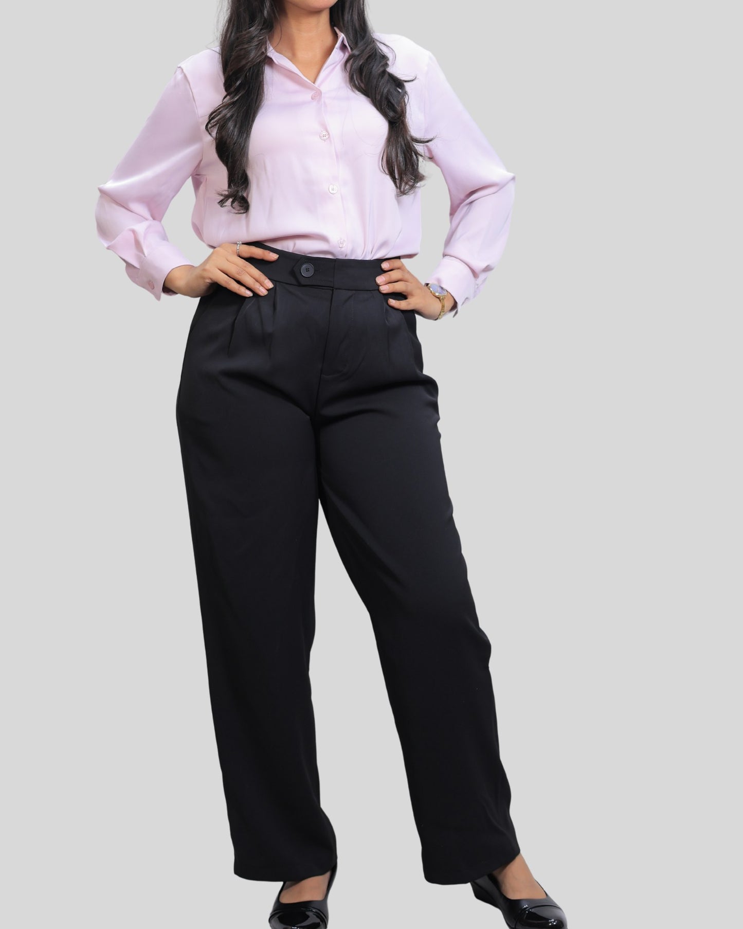 Satin Shirts & Straight Fit Pant