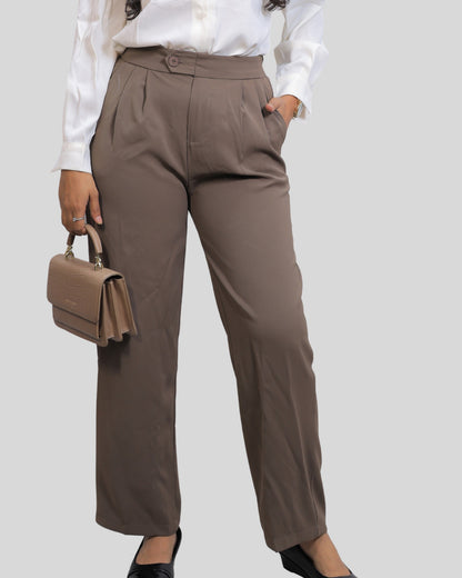 Straight Fit Korean Pants For Women