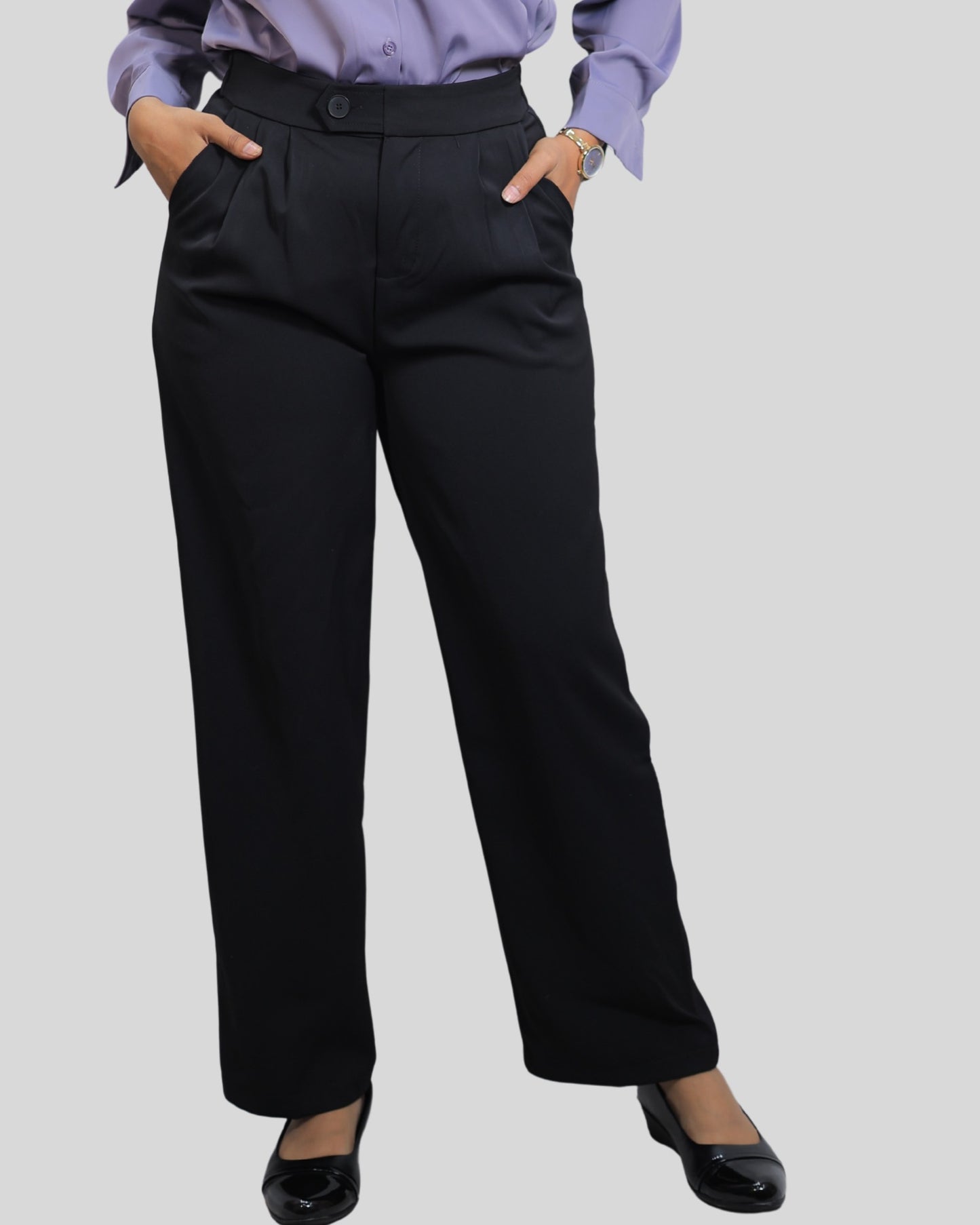 Straight Fit Korean Pants For Women