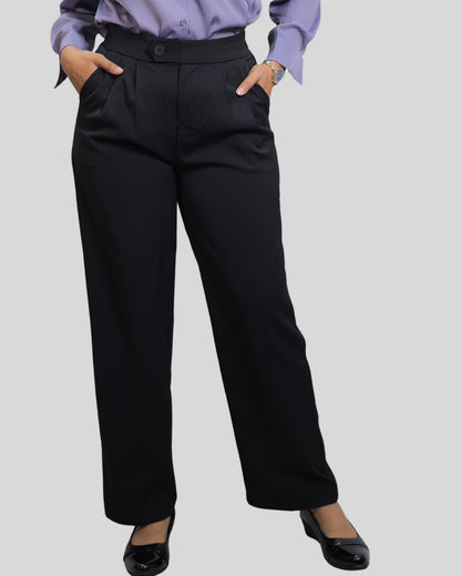 Straight Fit Korean Pants For Women